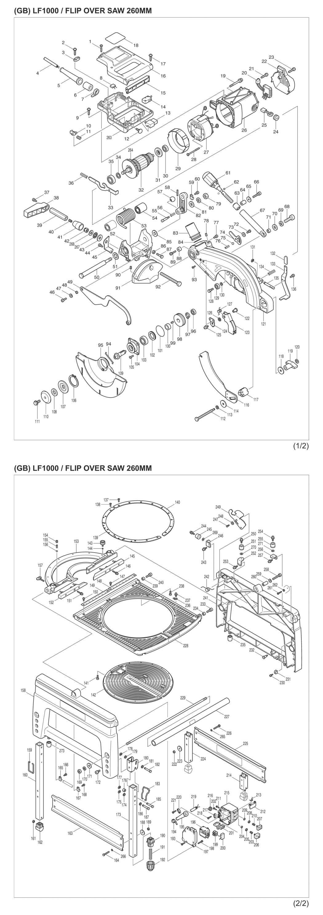 makita ls1013l parts diagram