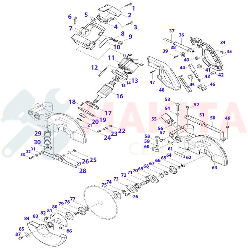 makita ls1013l parts diagram