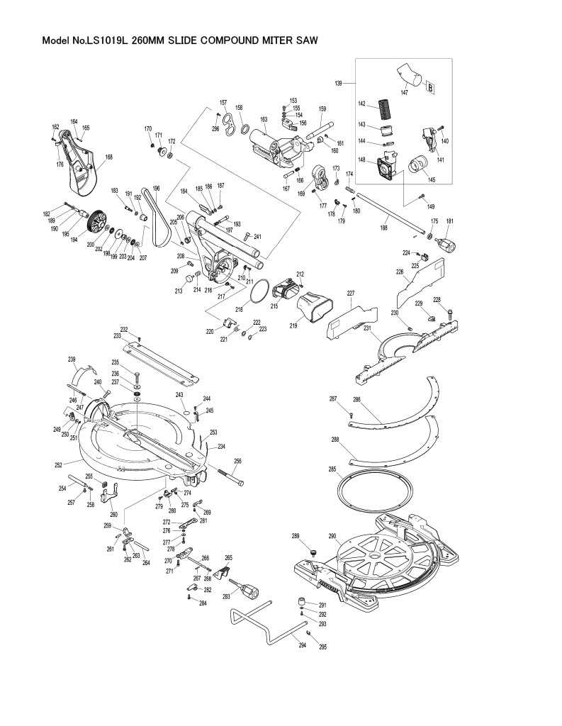 makita ls1016l parts diagram