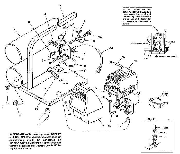 makita mac5501g parts diagram