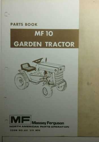 massey ferguson 10 parts diagram