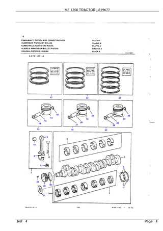 massey ferguson 1250 parts diagram