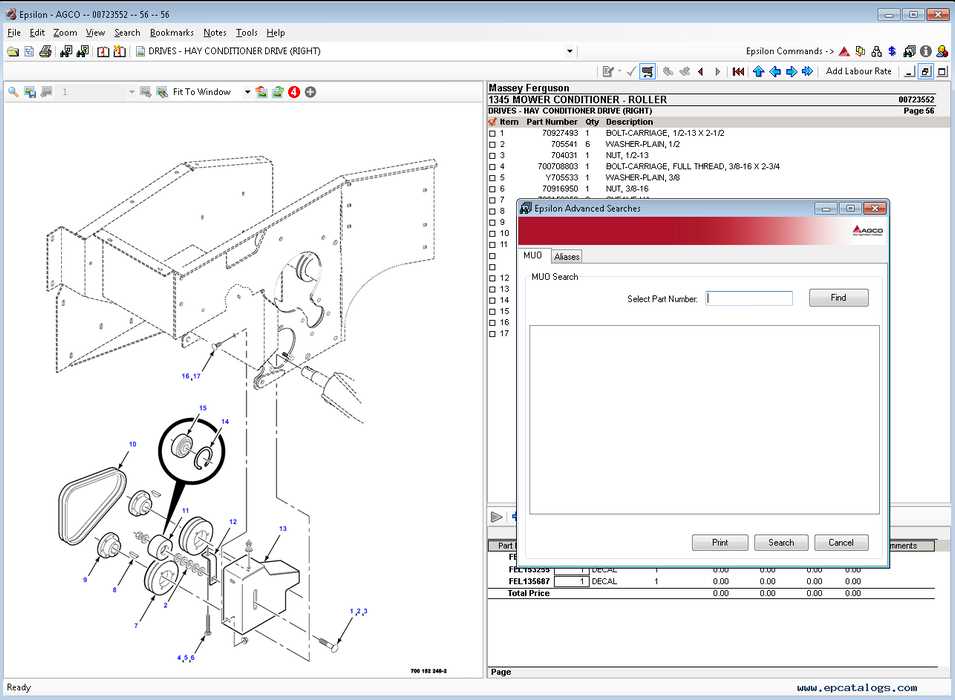 massey ferguson 1359 parts diagram