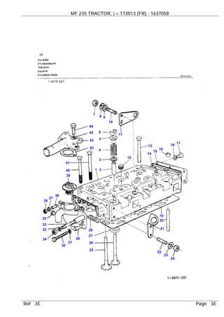 massey ferguson 235 parts diagrams