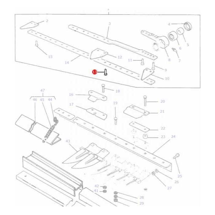 massey ferguson 41 sickle mower parts diagram