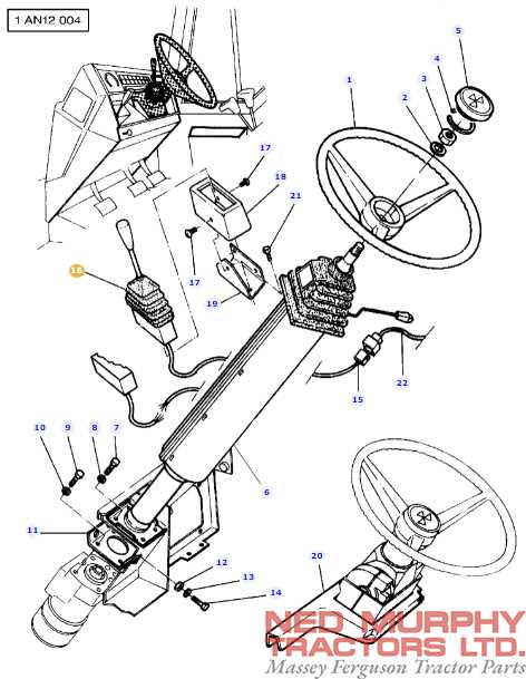 massey ferguson tractor parts diagram