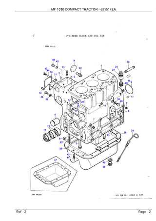 massey ferguson tractor parts diagram