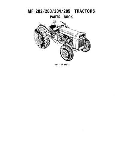 massey ferguson tractor parts diagram