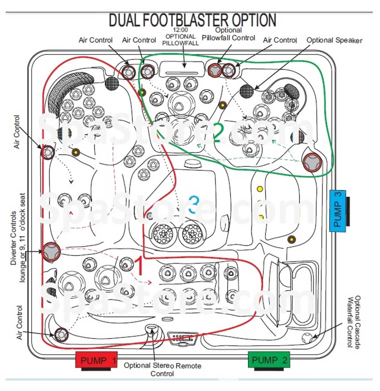 master spa parts diagram