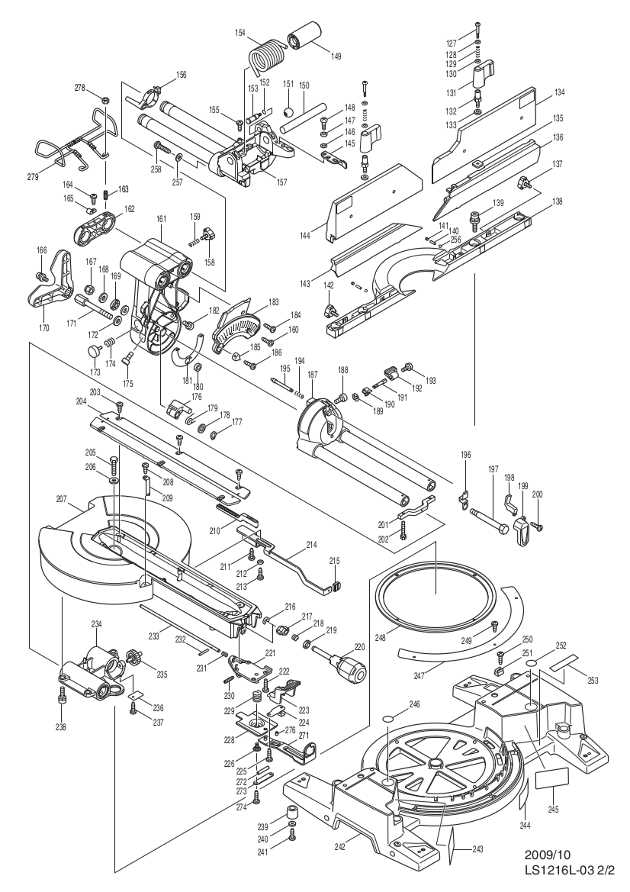 mastercraft mitre saw parts diagram