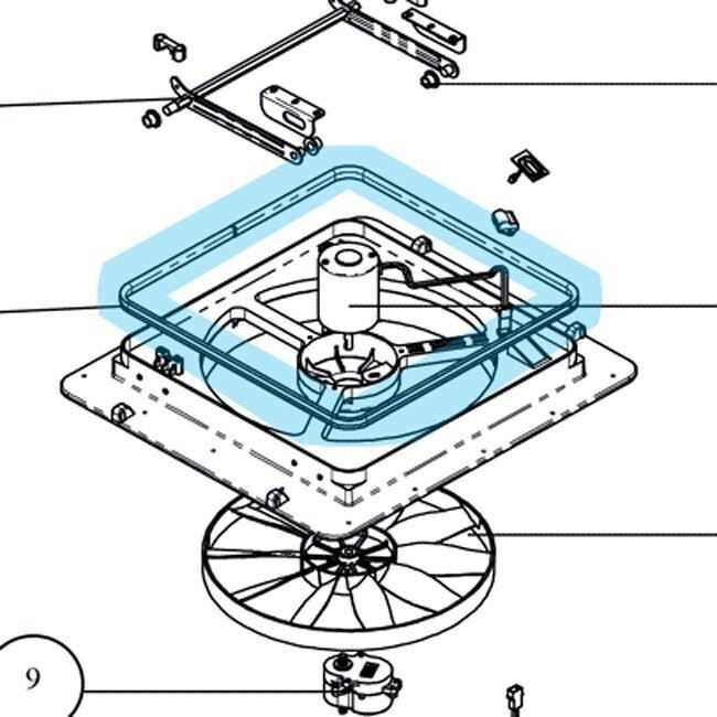 maxxair fan parts diagram