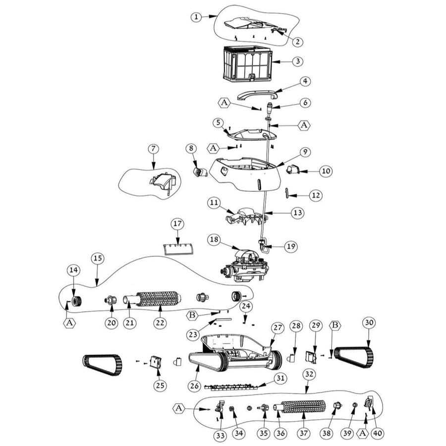 maytronics dolphin premier parts diagram