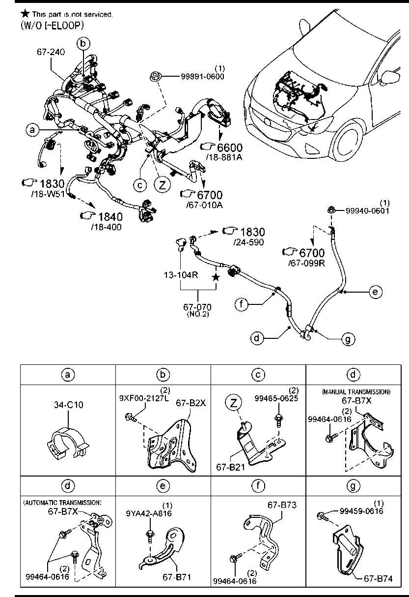 mazda 2 parts diagram