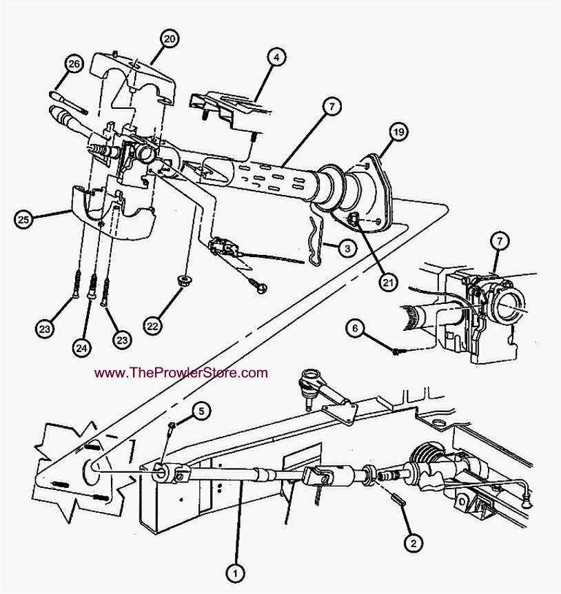 club car steering column parts diagram