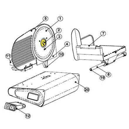 meat slicer parts diagram