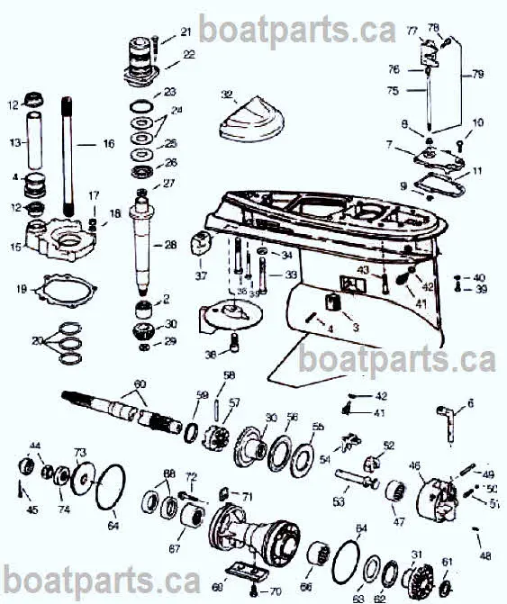 mercruiser alpha 1 gen 1 parts diagram