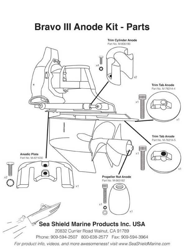 mercruiser bravo 3 parts diagram