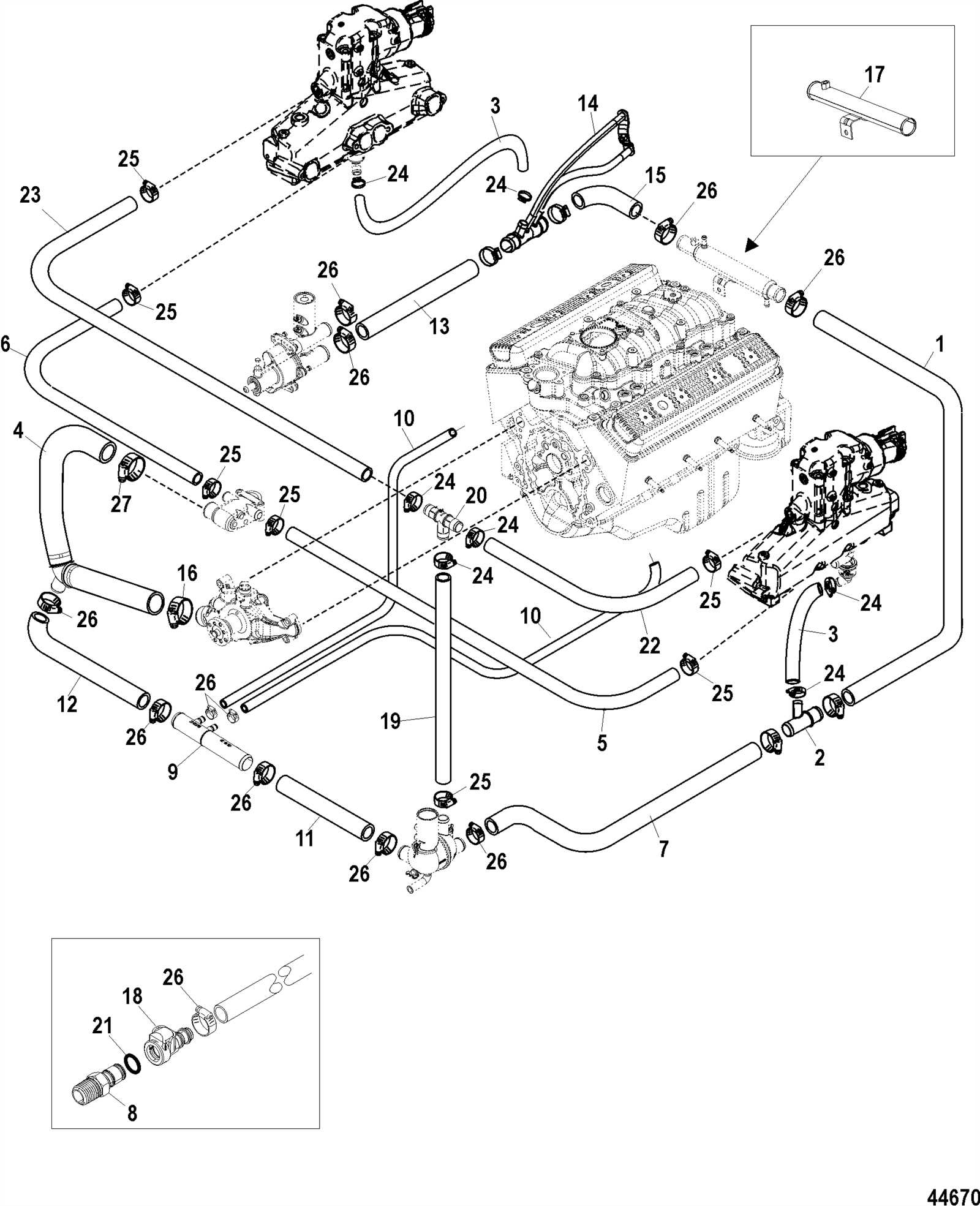 mercruiser bravo 3 parts diagram