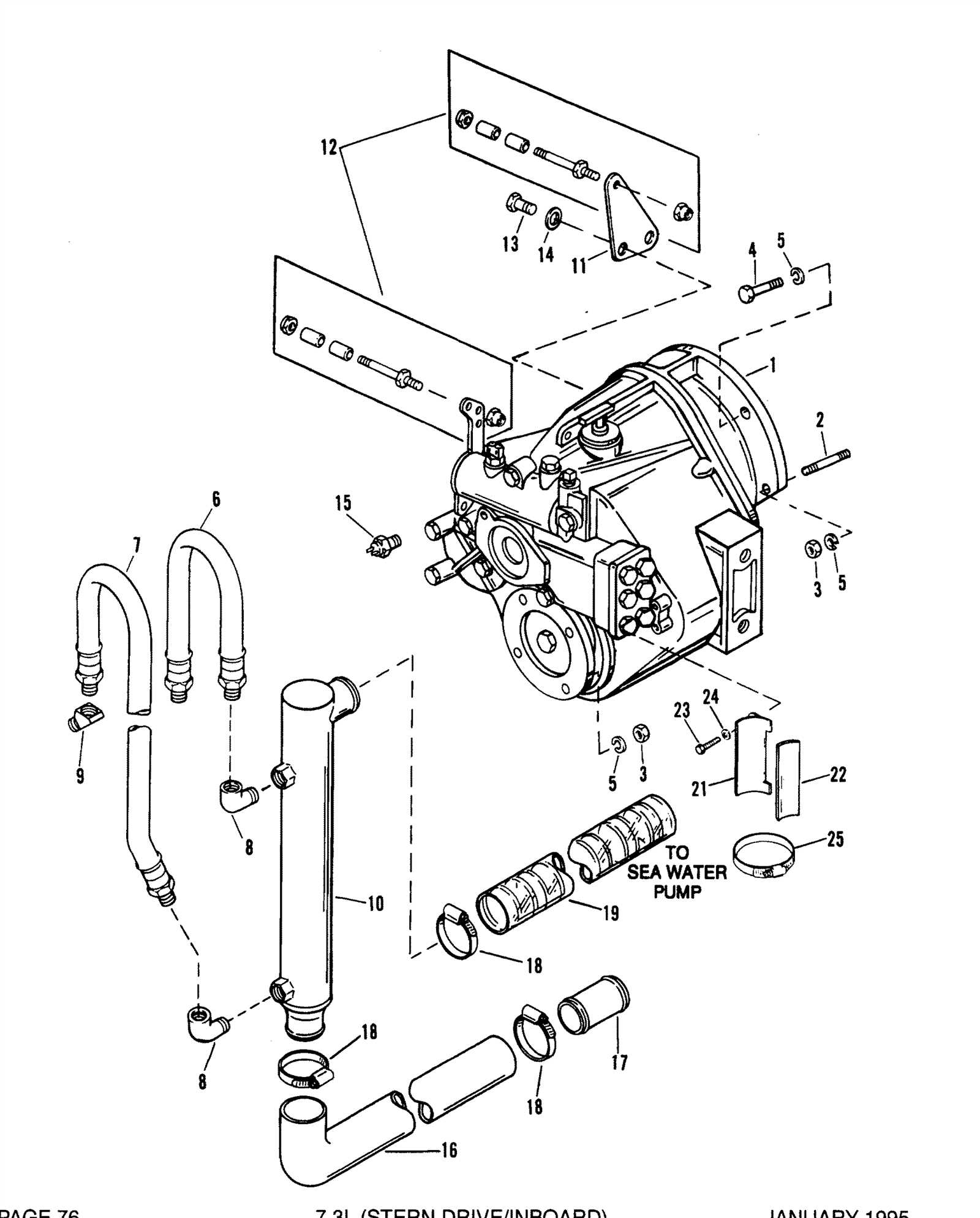 mercruiser bravo 3 parts diagram