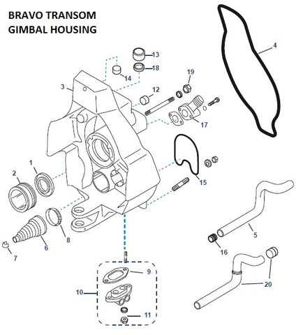 mercruiser bravo 3 parts diagram