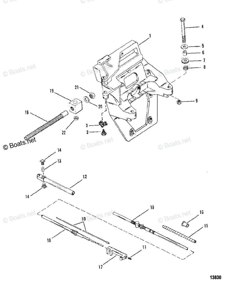 mercruiser transom parts diagram