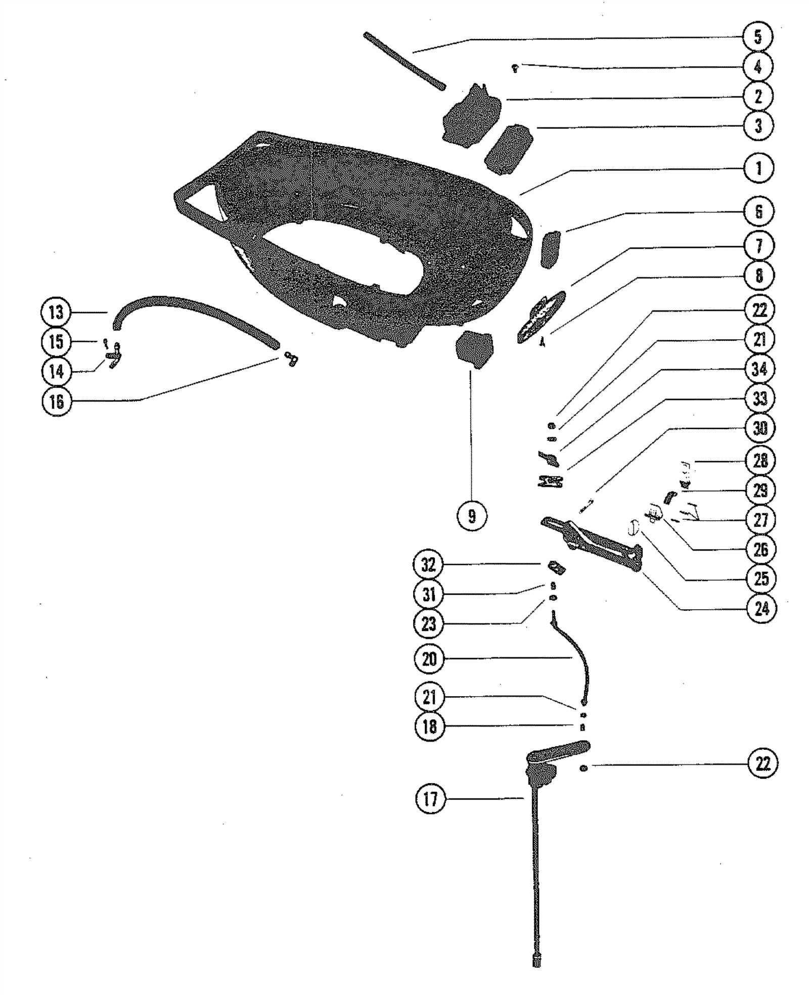 mercury 150 parts diagram