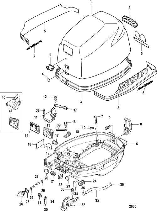 mercury 9.9 2 stroke parts diagram