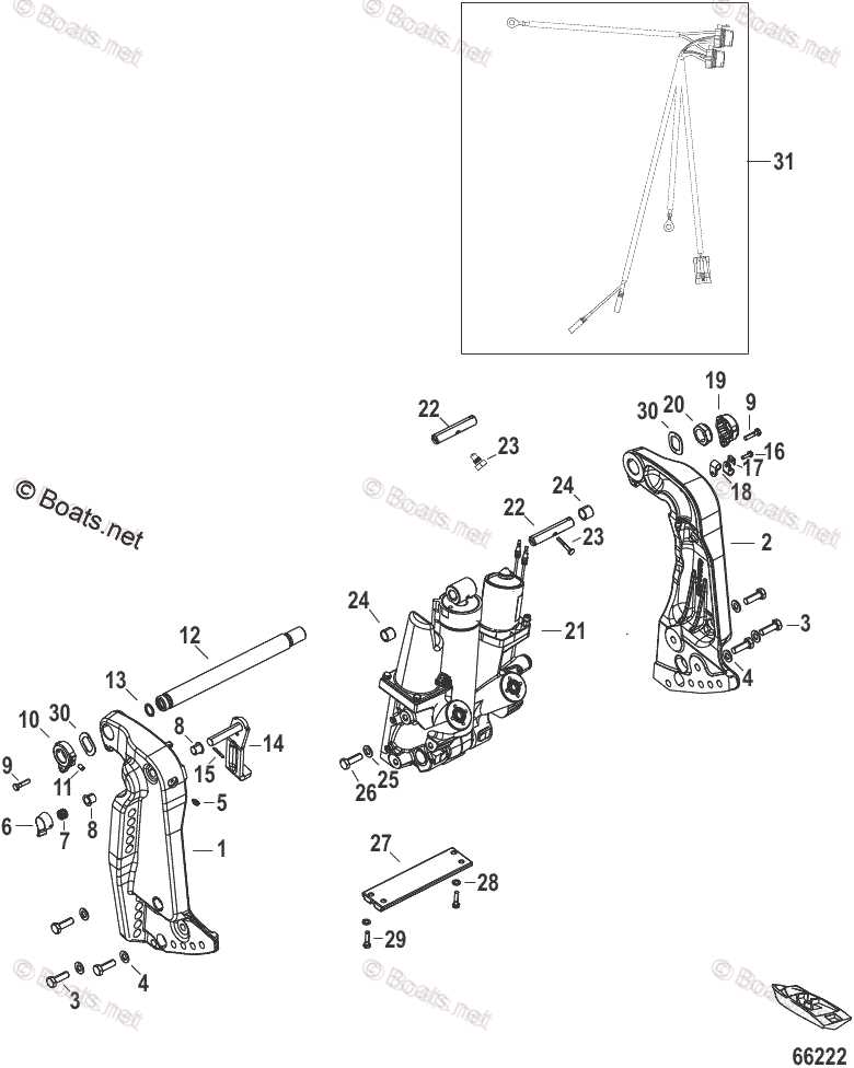 mercury optimax parts diagram