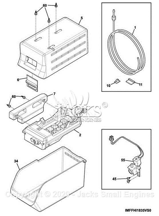 frigidaire portable ice maker parts diagram