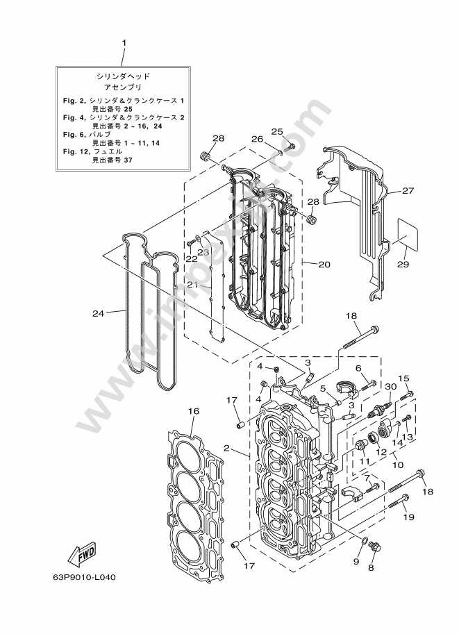 mercury optimax 150 parts diagram