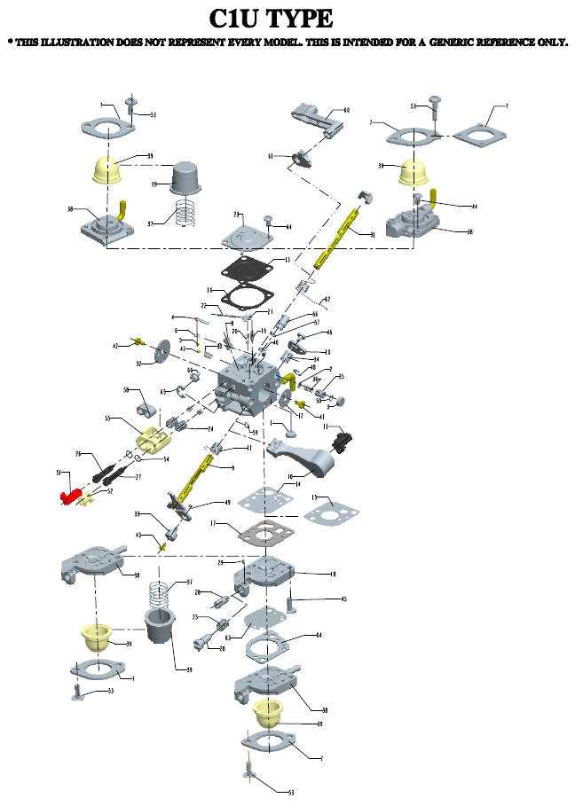 carb parts diagram