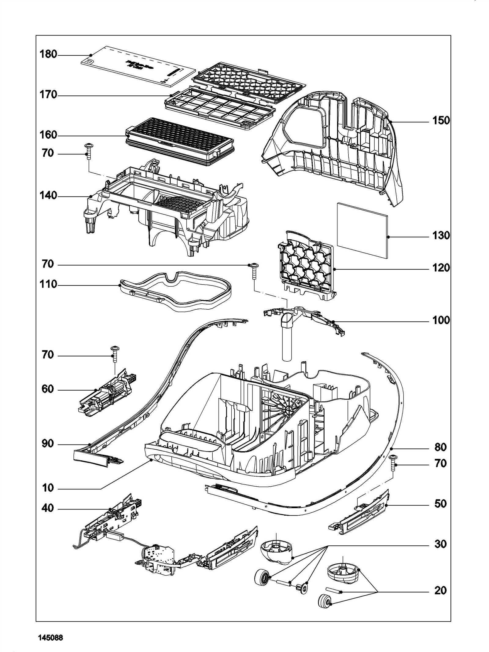 miele cva 2660 parts diagram