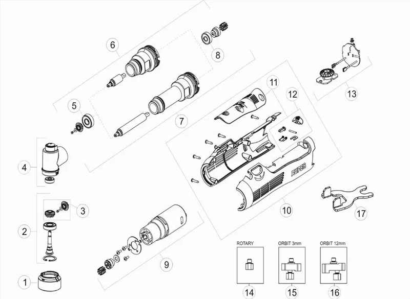 milwaukee m12 ratchet parts diagram