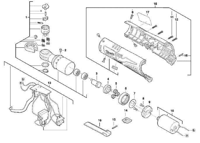 milwaukee m12 ratchet parts diagram