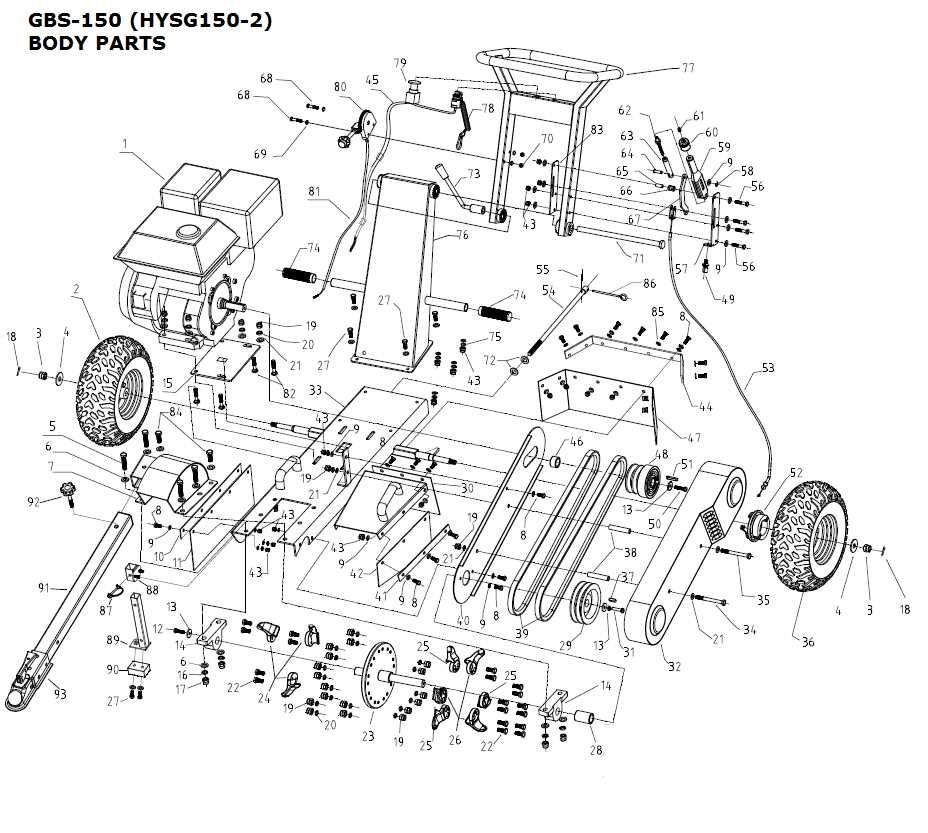 john deere 59 inch snowblower parts diagram