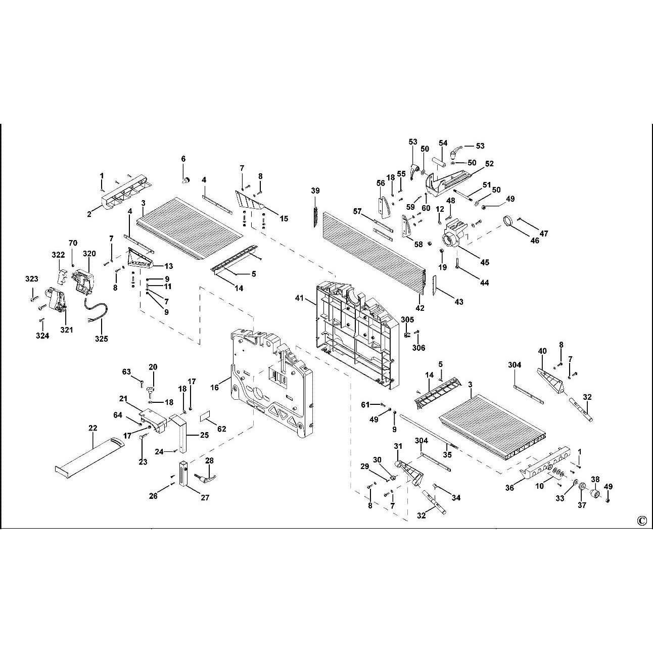 dw708 parts diagram