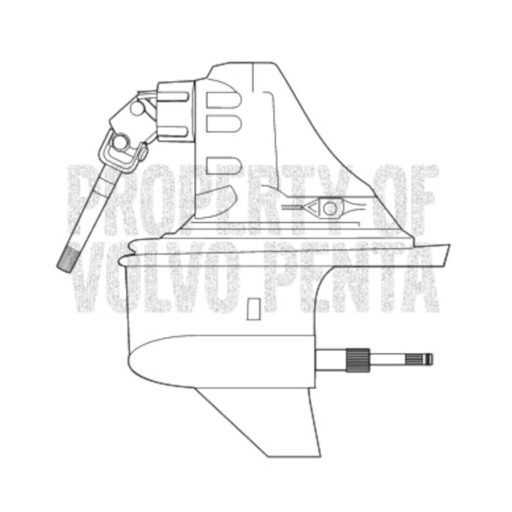 volvo penta duo prop outdrive parts diagram