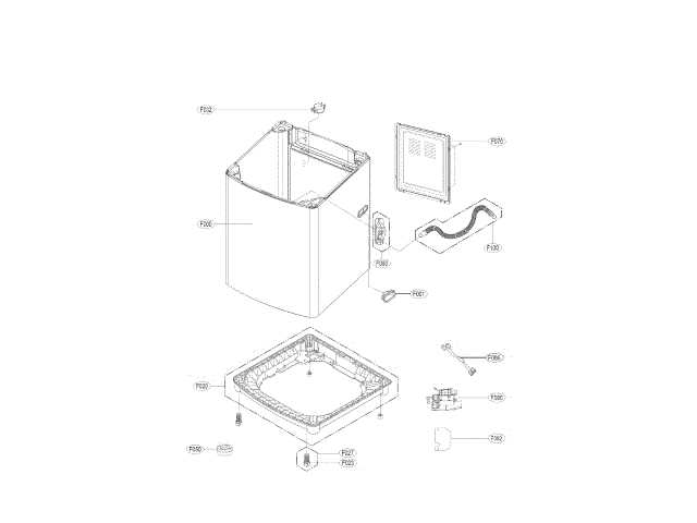 lg front load dryer parts diagram