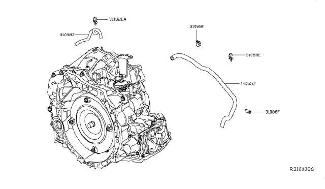 nissan altima engine parts diagram