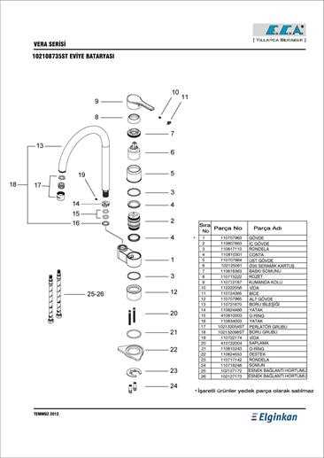 moen 7700 parts diagram