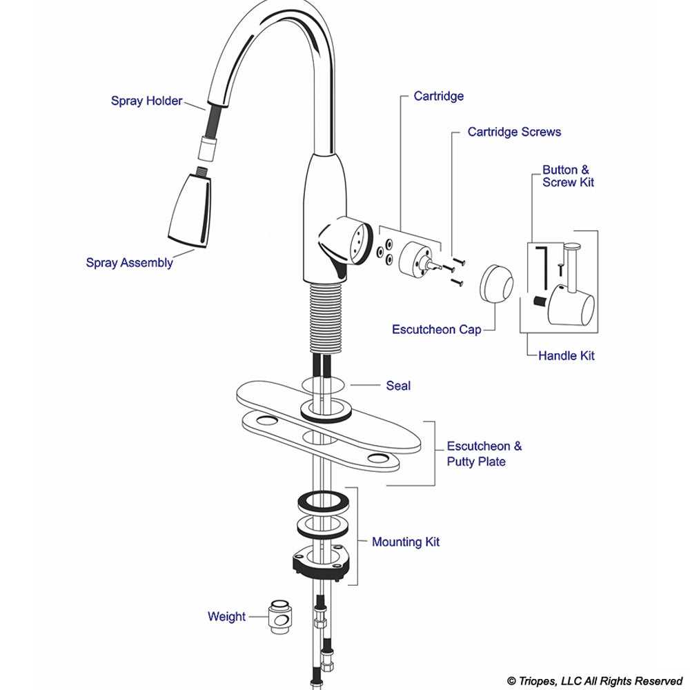 moen tub faucet parts diagram