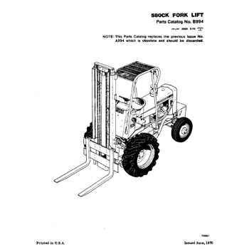 moffett forklift parts diagram