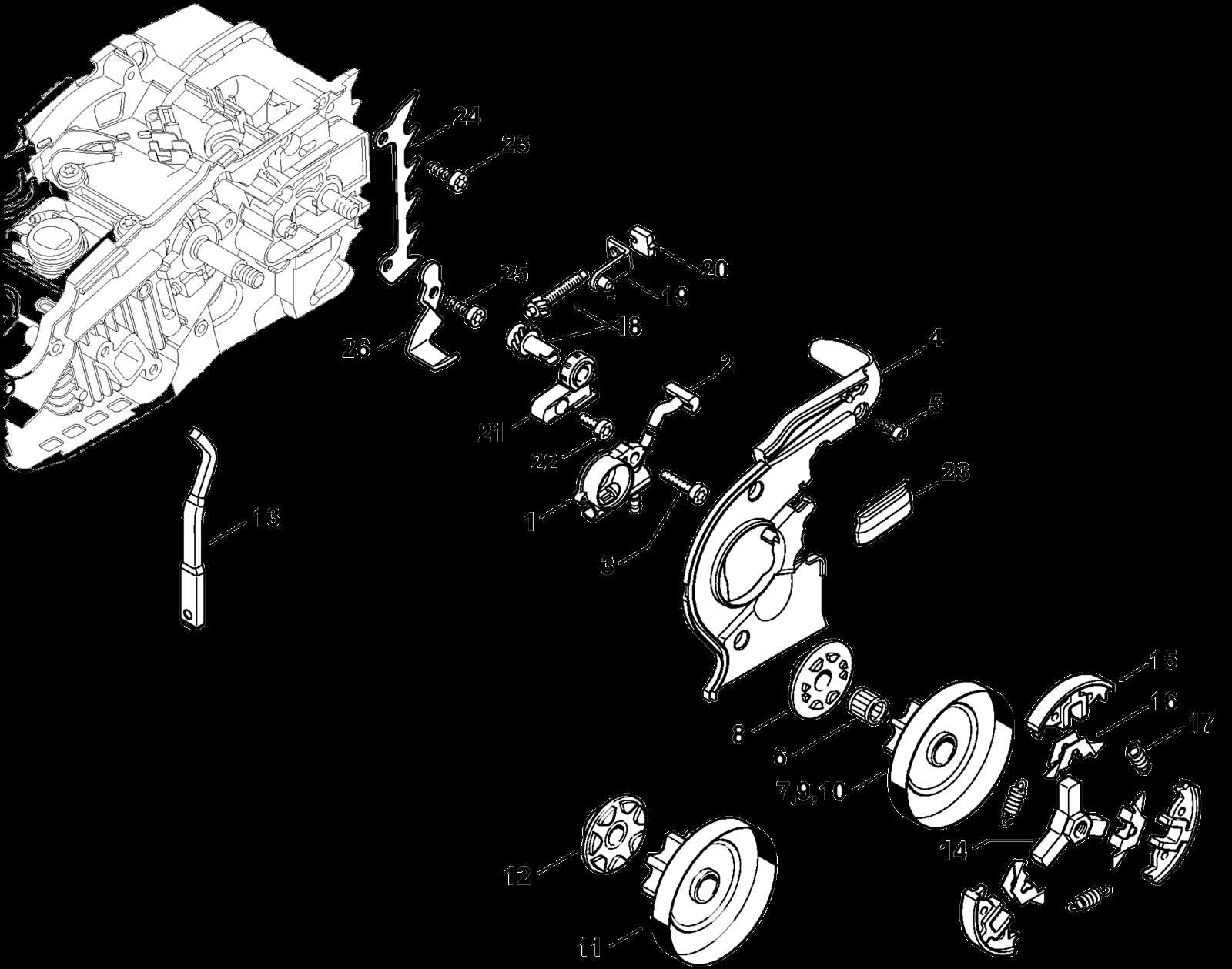 stihl ms 192 tc parts diagram