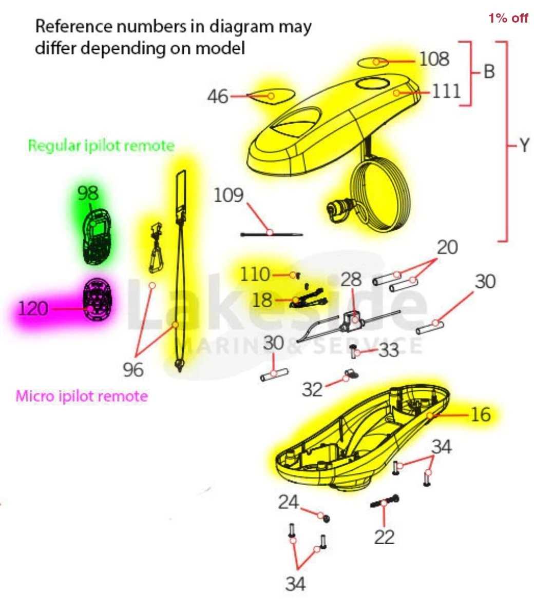 motorguide x5 parts diagram