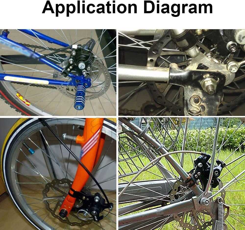 mountain bike disc brake parts diagram