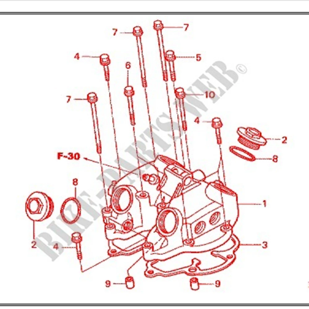 xr400 parts diagram