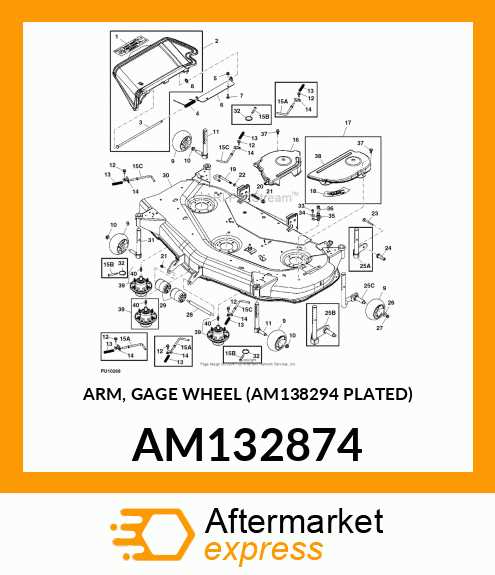 john deere 54 inch snow blower parts diagram