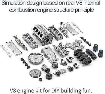 engine parts diagram v8