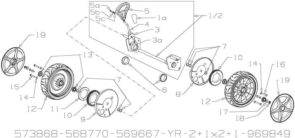 car axle parts diagram