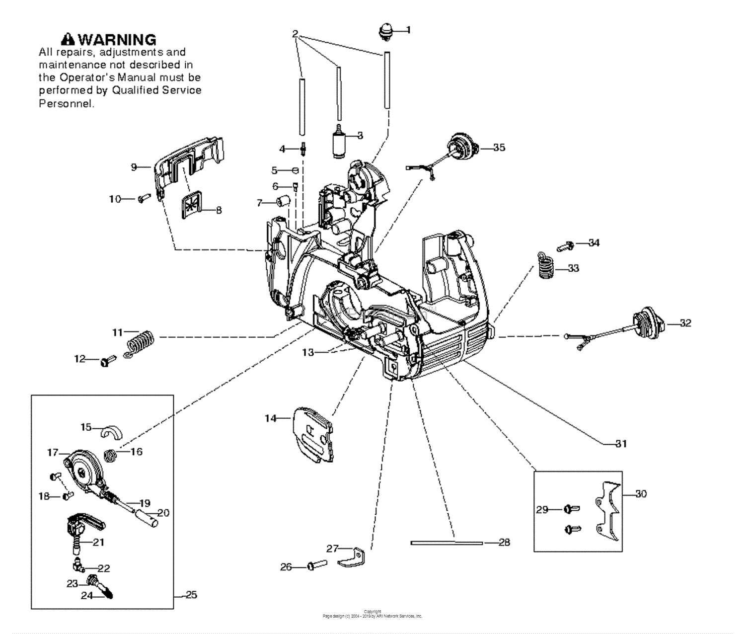 ms194t parts diagram